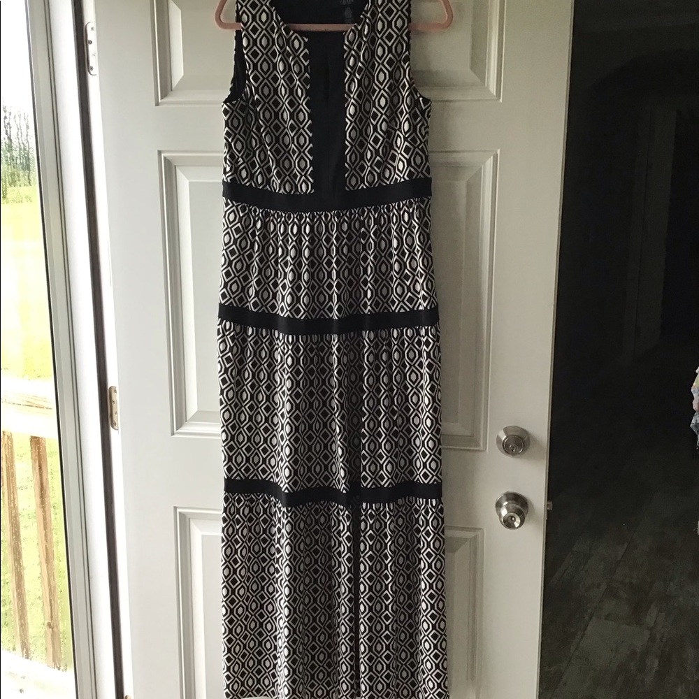 Chaps maxi dress, large